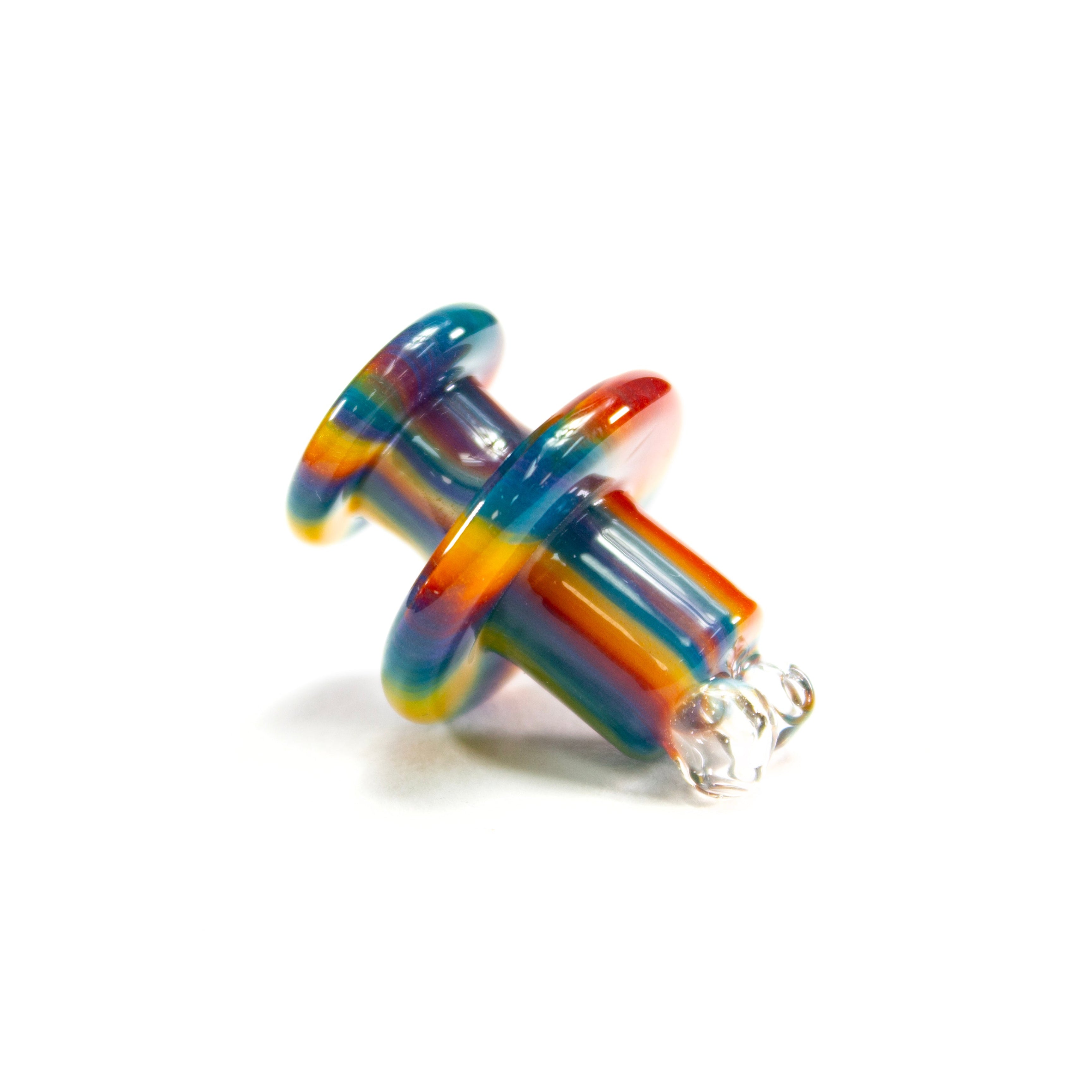 Sandalz Glass MShea Rainbow Encalmo 3DXL Spinner Cap #SAN113 - Planet Caravan